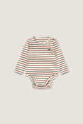 Tricolor Blue Baby Onesie