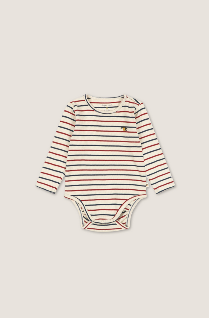 Tricolor Blue Baby Onesie