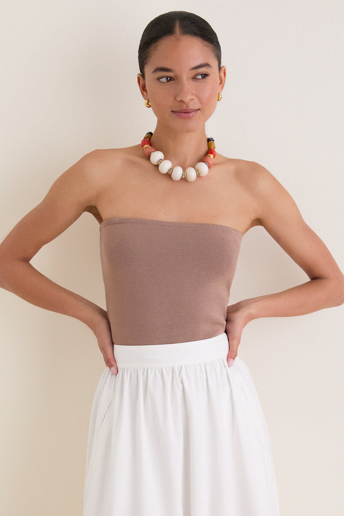 Truffle Stretch Ilena Top