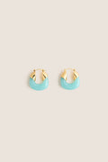 Tuckernuck x Lizzie Fortunato Amazonite Mini Organic Hoops
