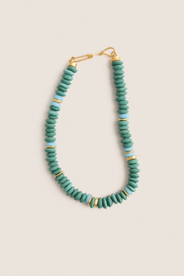 Tuckernuck x Lizzie Fortunato Stone Green Laguna Necklace