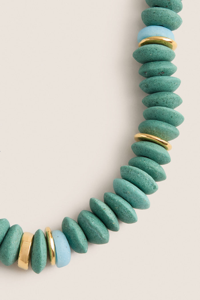 Tuckernuck x Lizzie Fortunato Stone Green Laguna Necklace