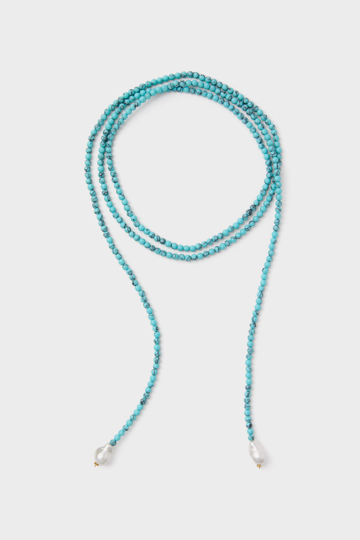 Turquoise Beaded Bolo