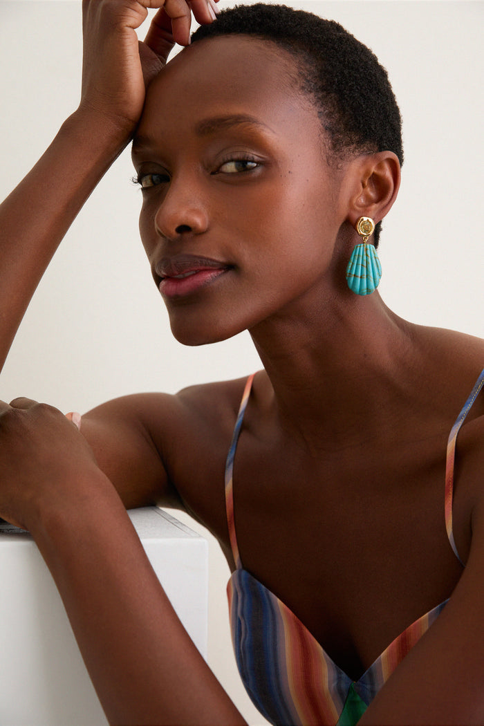 Turquoise Natalia Drop Earrings