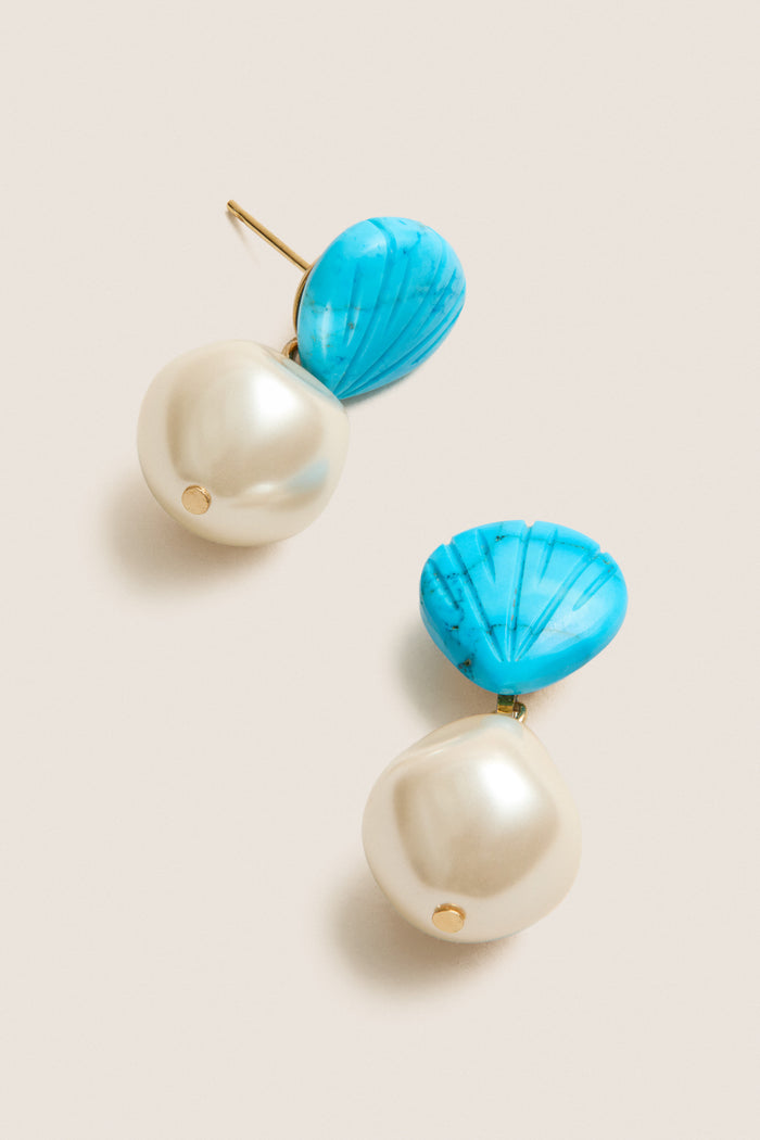 Turquoise Nori Earrings