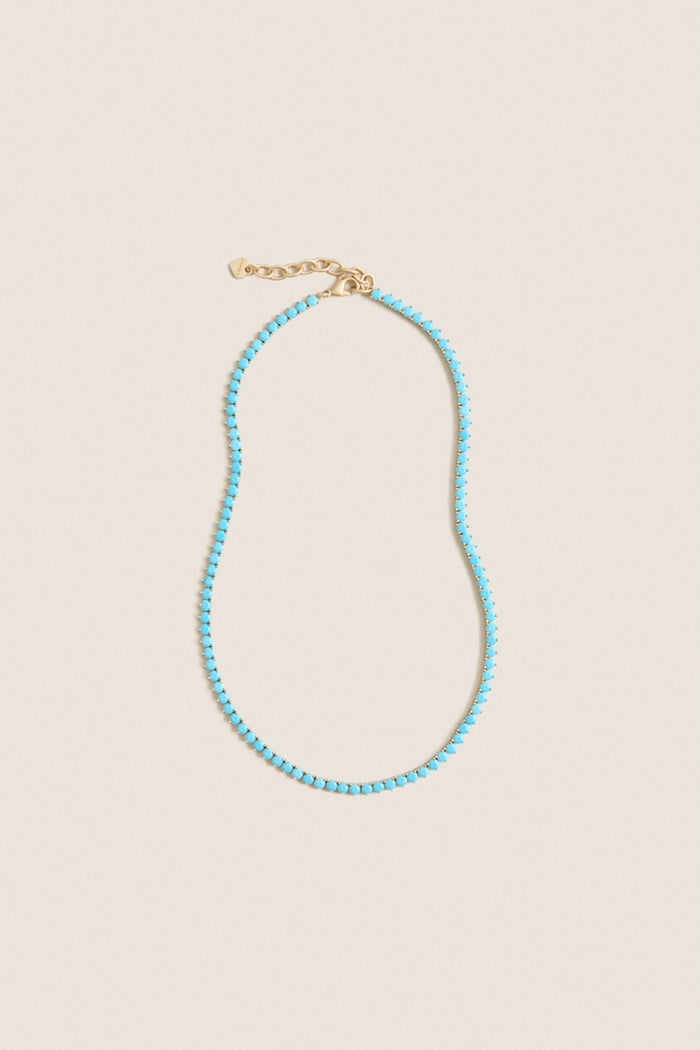 Turquoise Tennis Necklace