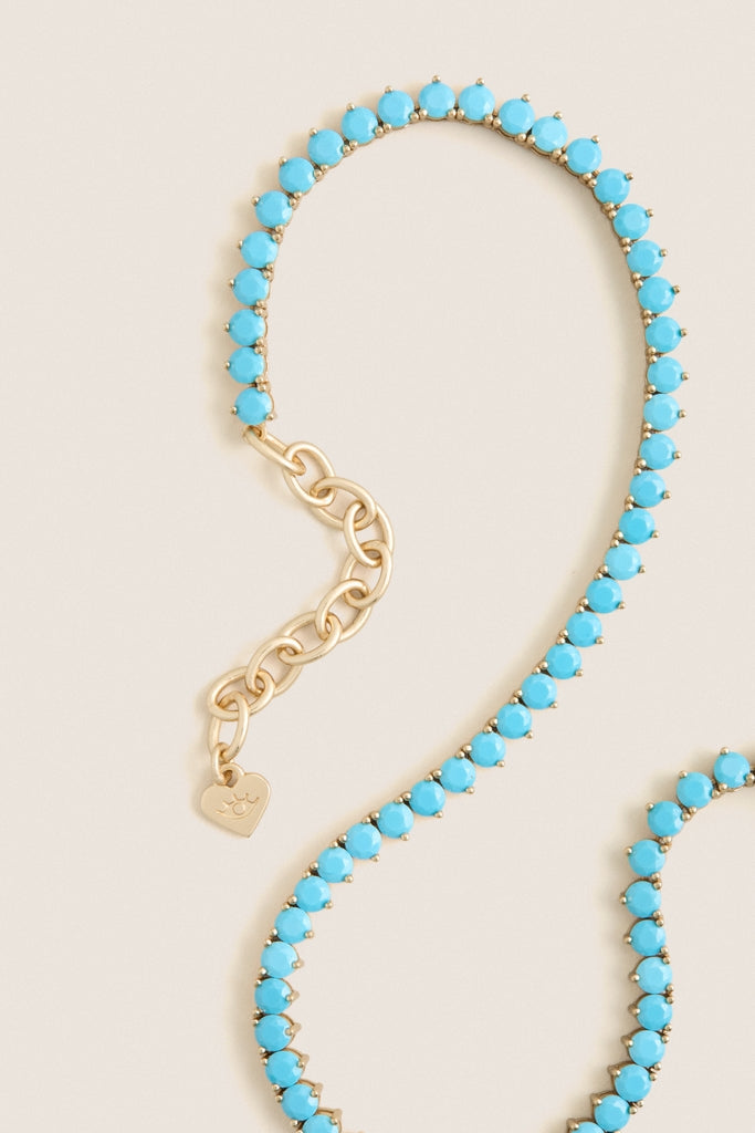 Turquoise Tennis Necklace