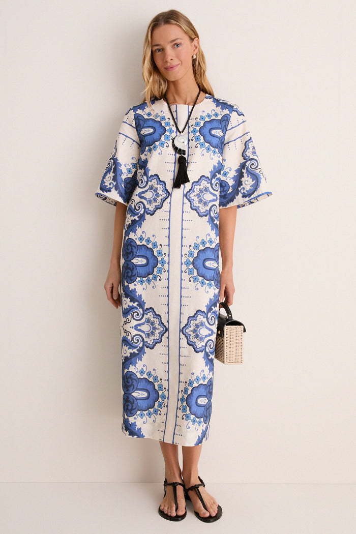 Ultramarine Medallion James Dress