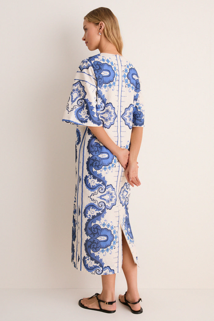 Ultramarine Medallion James Dress