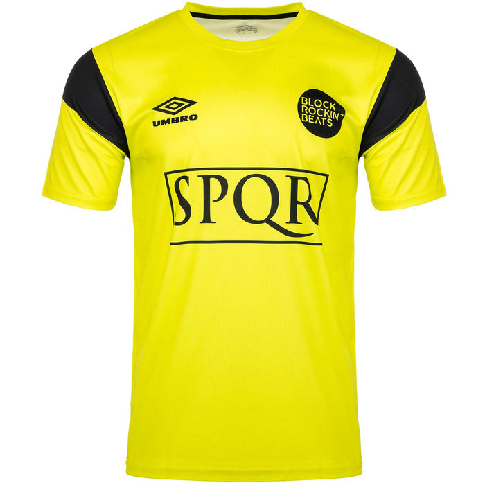 Umbro Block Rockin Beats 2025/26 Short Sleeved Football Jersey Front View