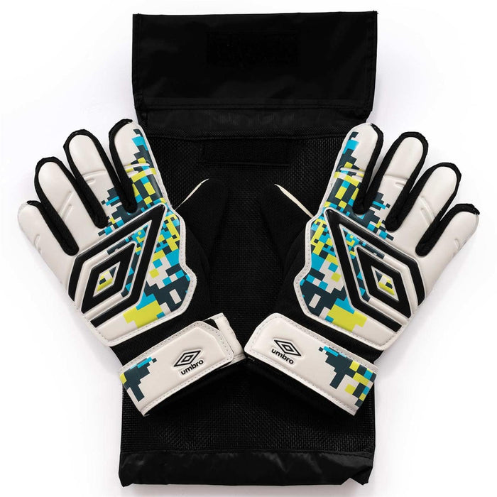 Umbro Formation IV Kids GK Gloves Wh/Grn