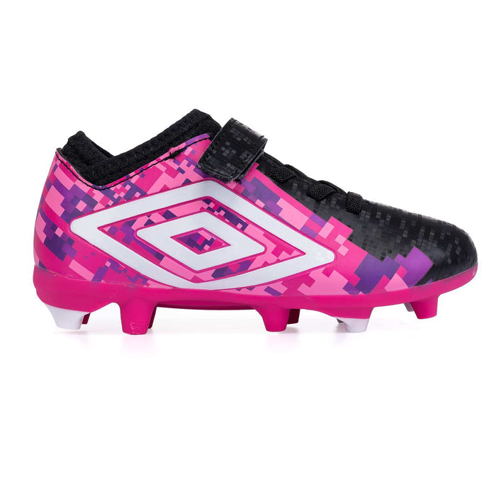 Umbro Formation IV Velcro Kids Firm Ground Football Boots
