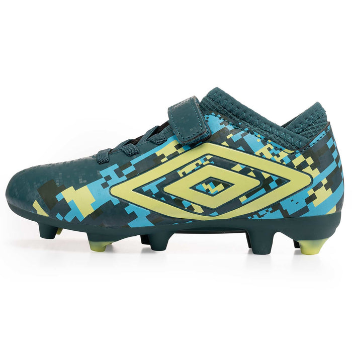 Umbro Formation IV Velcro Kids Firm Ground Football Boots