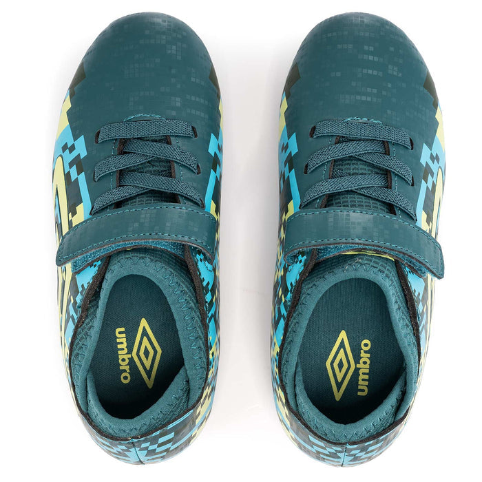 Umbro Jnr Formation IV Velcro FG Green