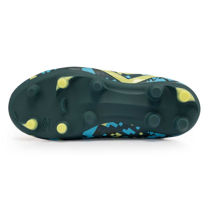 Umbro Jnr Formation IV Velcro FG Green