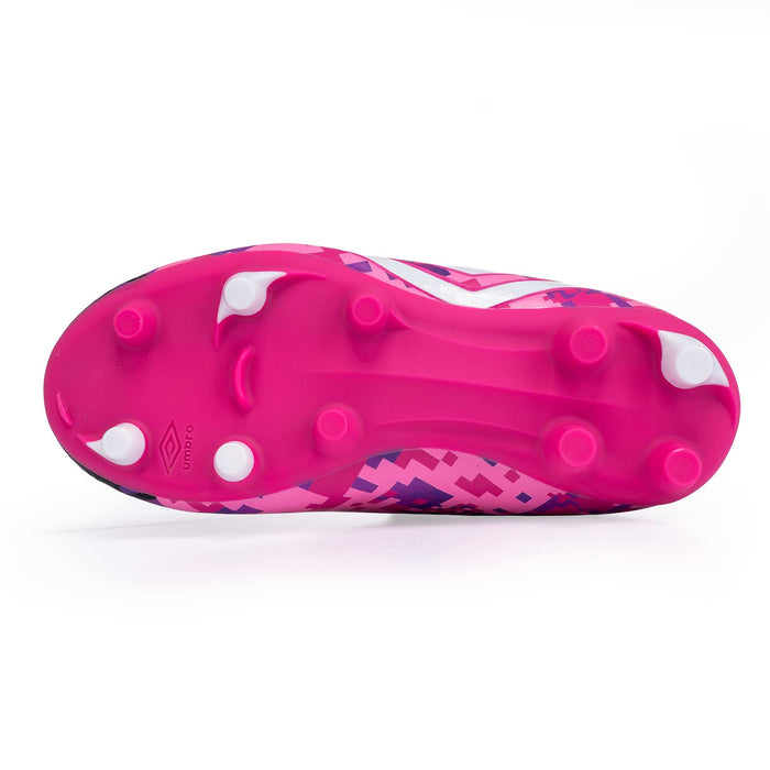 Umbro Jnr Formation IV Velcro FG Pink