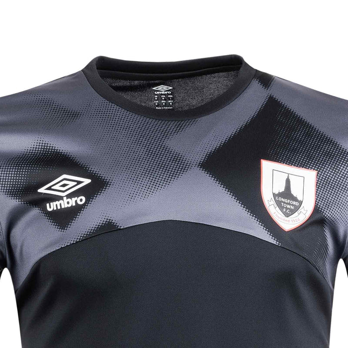 Umbro Longford Town 26 Warm Up Jersy Blk