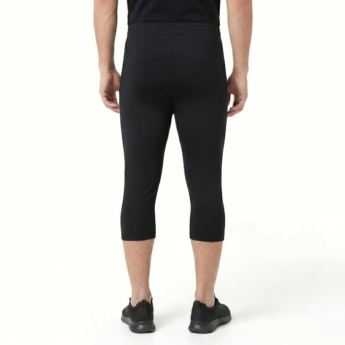 Umbro Mens 3/4 Length Logo Jogger Training Pants - Black