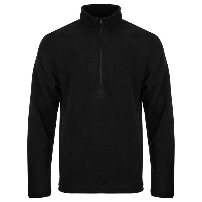 Umbro Relaxed Mens Logo Half-Zip Training Polar Fleece