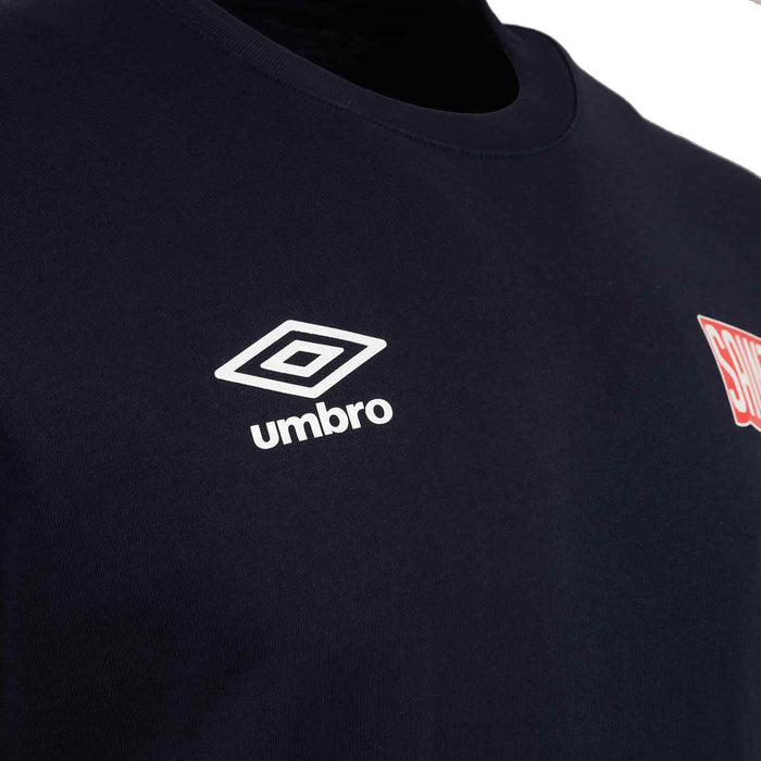 Umbro St Patricks Ath 26 K Cottn Tee Nvy