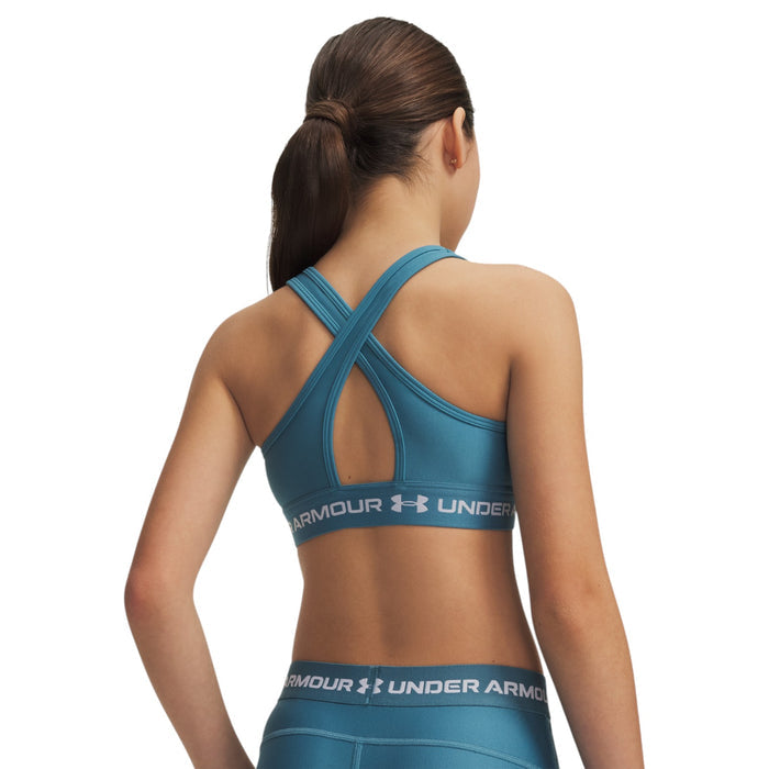 Under Armour Crossback 4-Way Stretch Girls Sports Bra