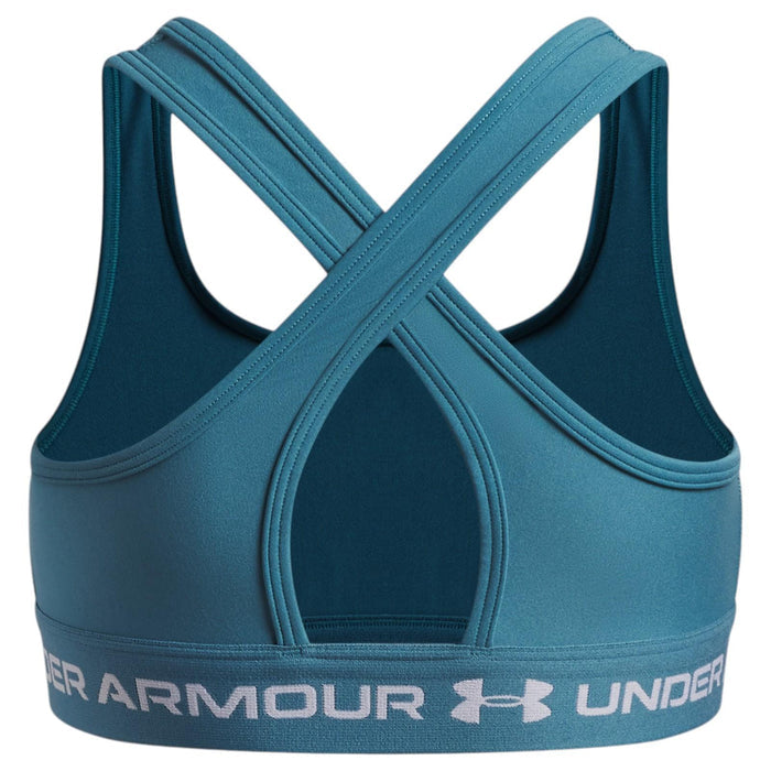 UA Girls Crossback Bra Blue