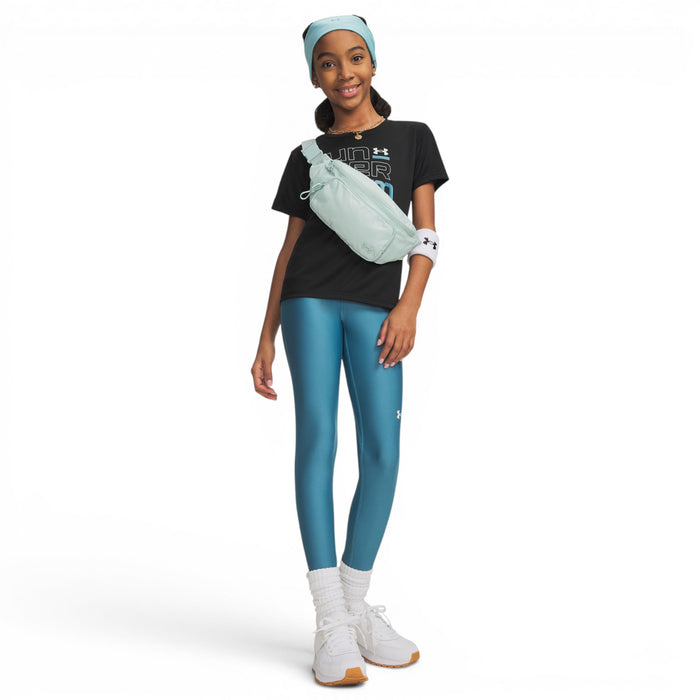 UA Girls HeatGear Legging Blue