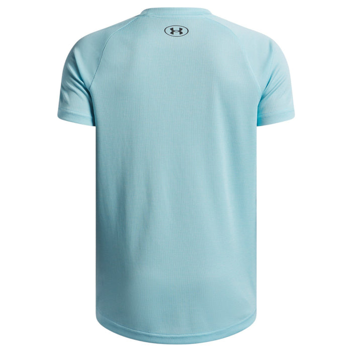 UA Boys Tech Textured SS Tee Blue