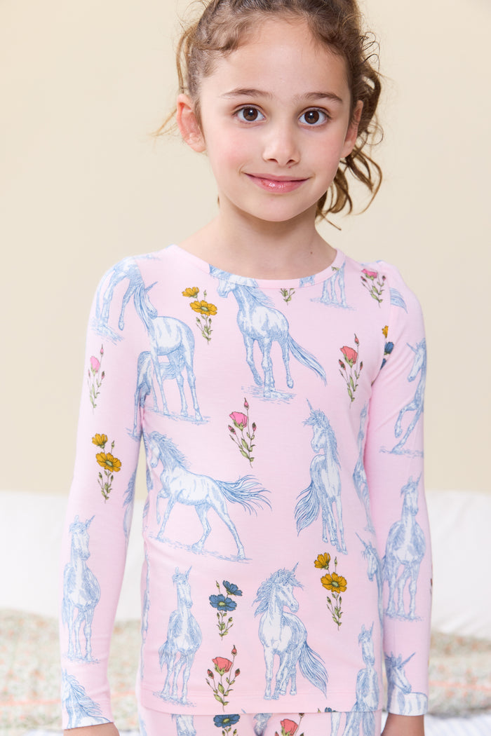 Unicorn Fields Bamboo PJ Set