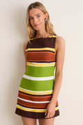 Valencia Stripe Jacie Mini Dress
