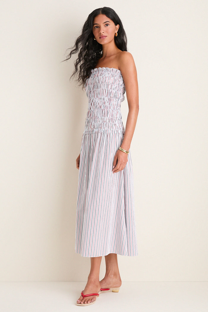 Venezia Stripe Amalita Midi Dress