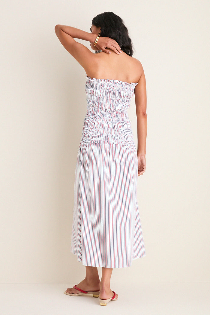 Venezia Stripe Amalita Midi Dress
