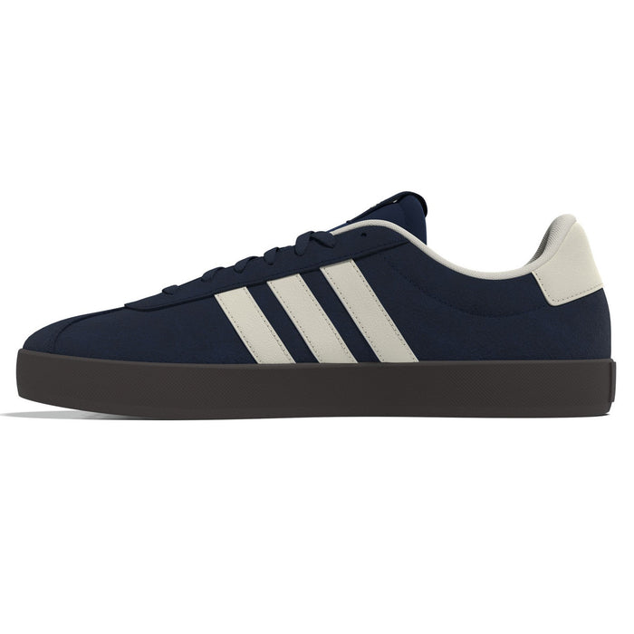 adidas VL Court 3.0 Mens Regular-Fit Leather Lace Trainer