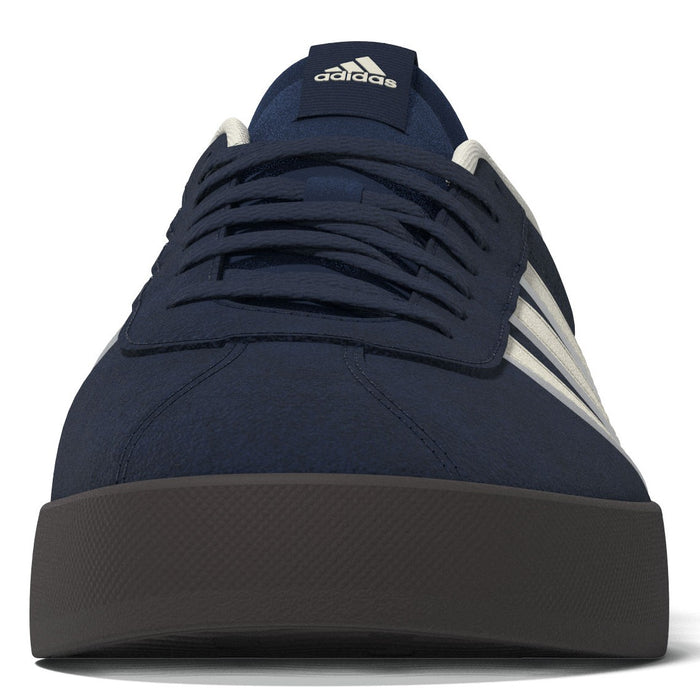 adidas VL Court 3.0 Mens Regular-Fit Leather Lace Trainer