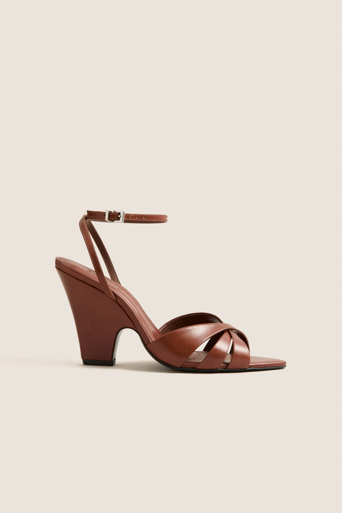 Warm Toffee Keefa Wood Heels