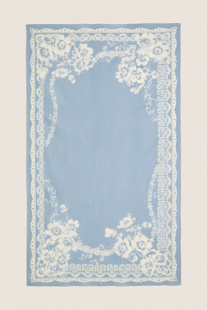 Washed Indigo Poolside Punch Cotton Pareo