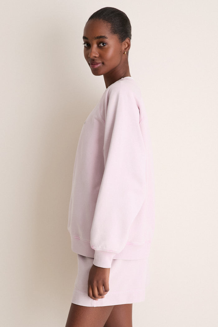 Washed Pink Katarina Crewneck
