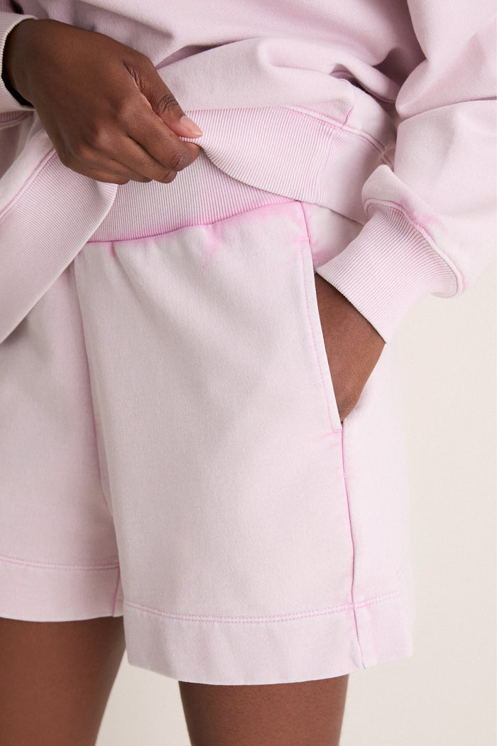 Washed Pink Witt Short