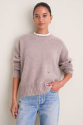 Wheat Cashmere Henri Crewneck