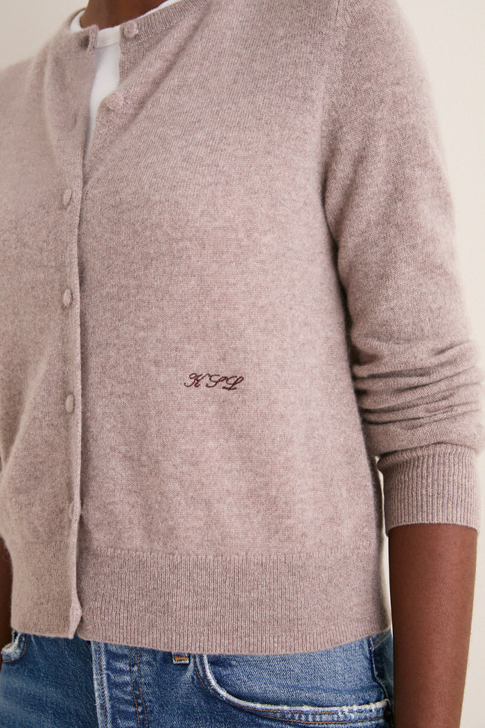 Wheat Cashmere Riley Cardigan