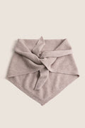 Wheat Cashmere Triangle Scarf