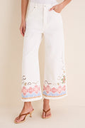 White Adunco Long Trouser