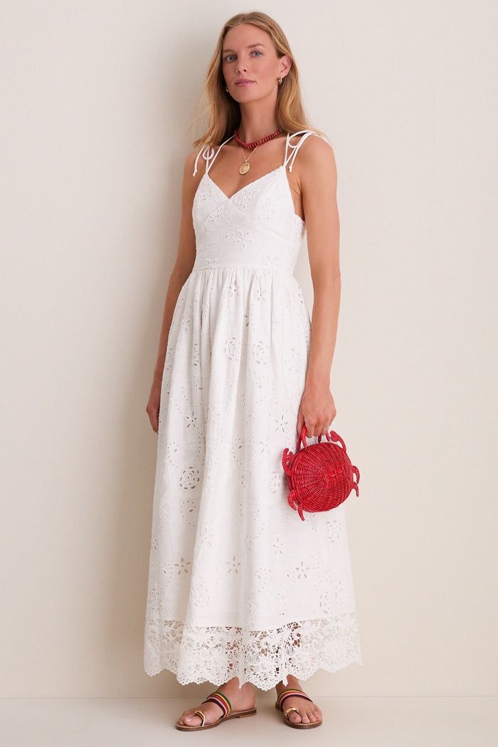 White Analisa Maxi Dress