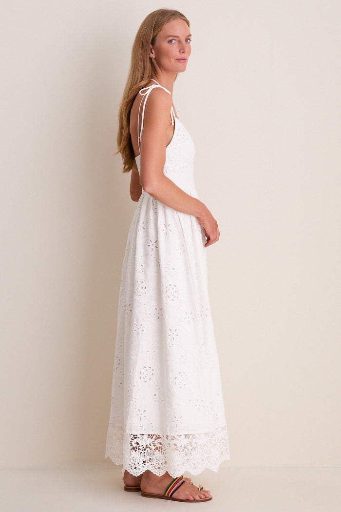 White Analisa Maxi Dress