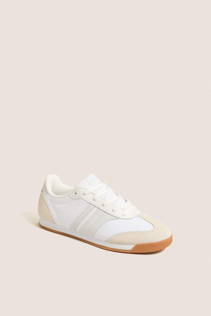 White and Grey Revival Sneakers