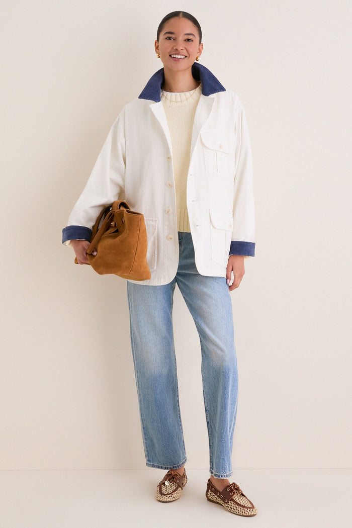 White Bunny Barn Jacket