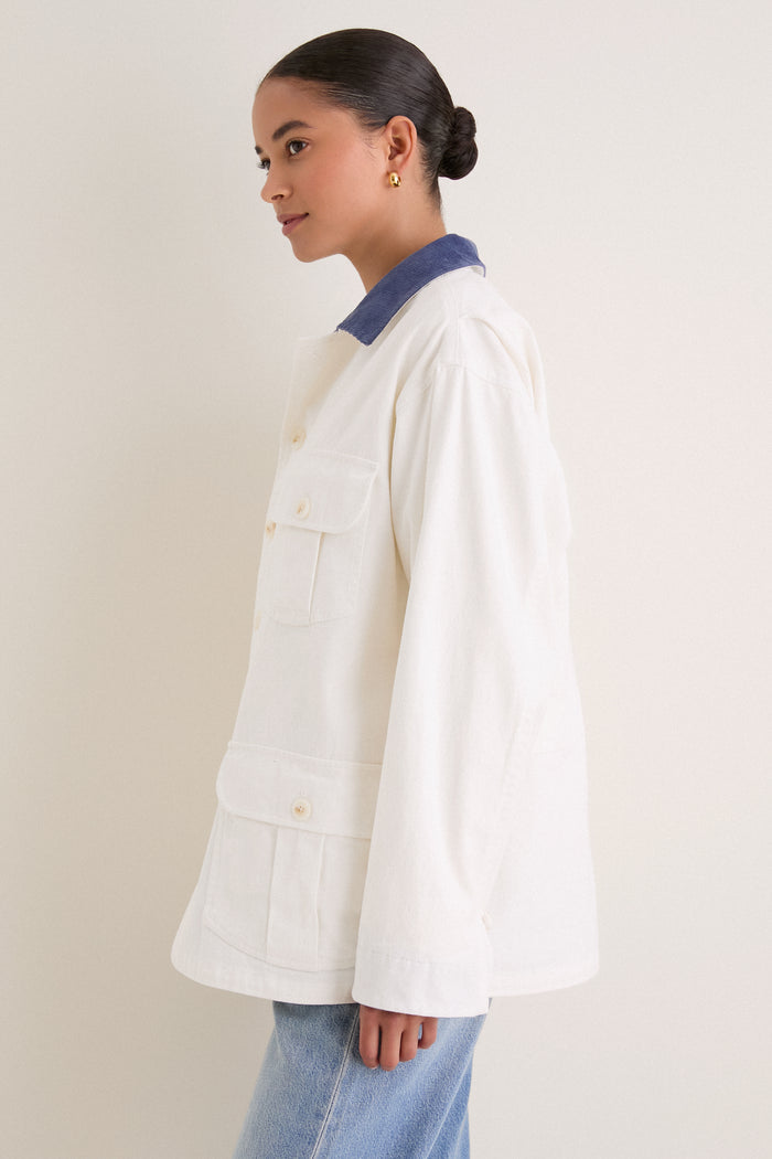White Bunny Barn Jacket