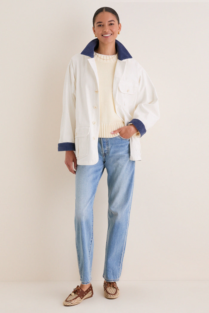 White Bunny Barn Jacket