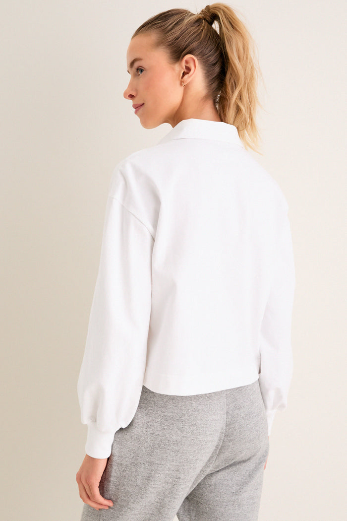 White Cotton Jersey Swiftie Rugby