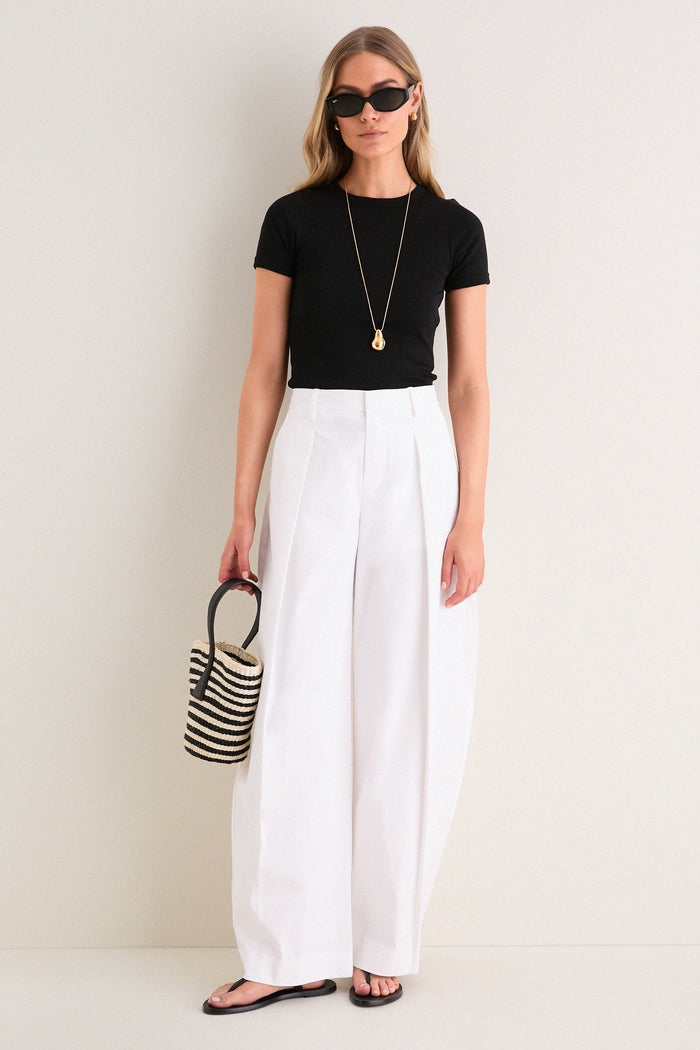 White Elias Pant